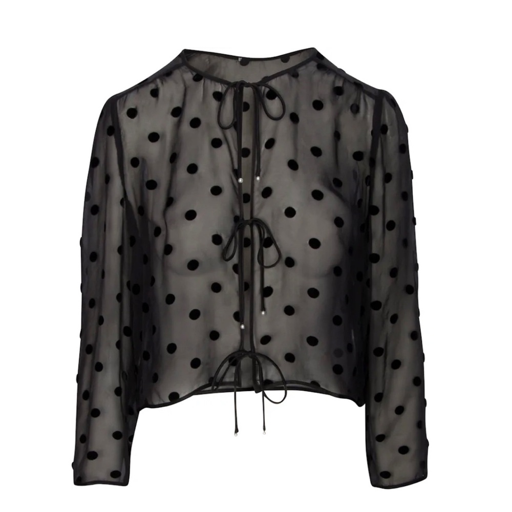 Realisation Par x Claudia Schiffer Poppy Blouse Discontinued Size Large